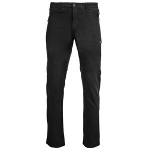 ALPINE PRO HEIRUN Pánské softshellové kalhoty, černá, velikost 50