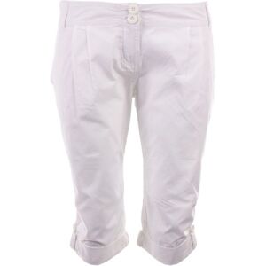 ALPINE PRO AMUNA 2 Dámské 3/4 kalhoty, bílá, velikost 42