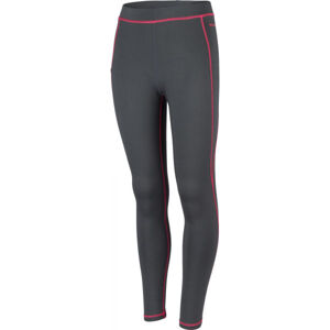 Arcore KLIO Dětské běžecké kalhoty, Tmavě šedá,Červená, velikost