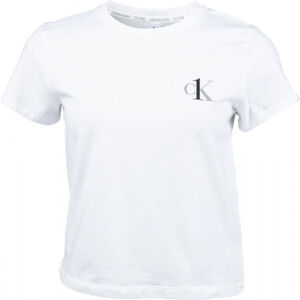 Calvin Klein S/S CREW NECK bílá S - Pánské tričko