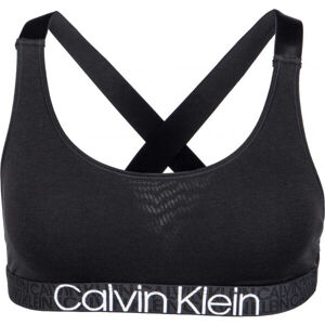 Calvin Klein UNLINED BRALETTE Dámská podprsenka, černá, velikost S