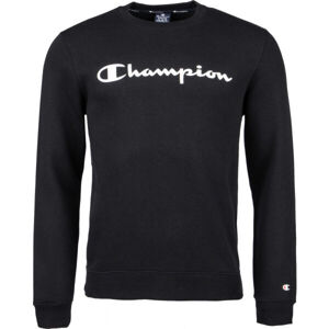 Champion CREWNECK SWEATSHIRT Dámská mikina, Černá,Bílá, velikost