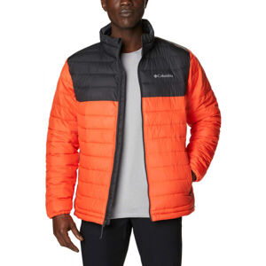 Columbia POWDER LITE JACKET Pánská zimní bunda, oranžová, velikost XXL