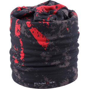 Finmark FSW-106 Multifunkční šátek, Černá,Bílá,Červená, velikost