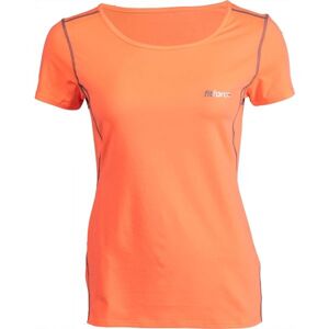 Fitforce CARMEN Dámské fitness triko, oranžová, velikost S