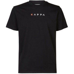 Kappa LOGO CAED Pánské triko, černá, velikost