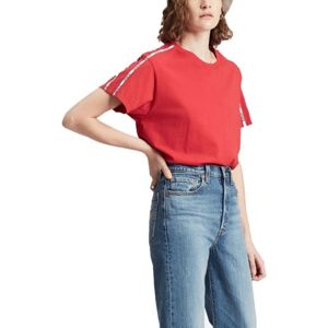 Levi's VARSITY TEE Dámské tričko, červená, velikost L