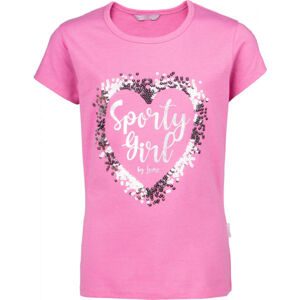 Lewro TESLIN Dívčí triko, růžová, veľkosť 152-158