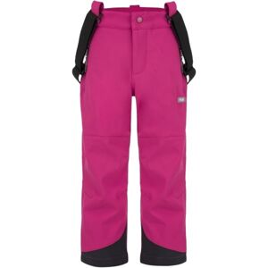 Loap LEWRY růžová 146-158 - Dětské softshellové kalhoty
