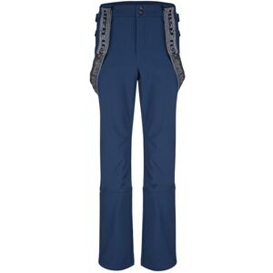 Loap LEMAR modrá M - Pánské zimní softshellové kalhoty