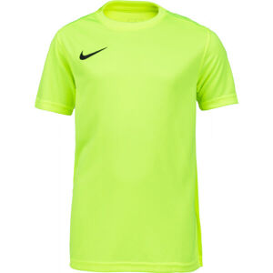 Nike DRI-FIT PARK 7 JR Dětský fotbalový dres, reflexní neon, velikost L