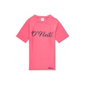 O'Neill PG LOGO S/SLV SKINS Dívčí tričko, Lososová, velikost