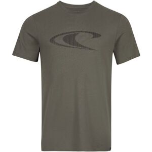 O'Neill WAVE T-SHIRT Pánské tričko, tmavě zelená, velikost XXL
