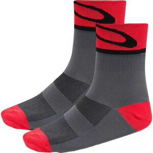 Oakley SOCKS 3.0 Unisex ponožky, tmavě šedá, velikost L