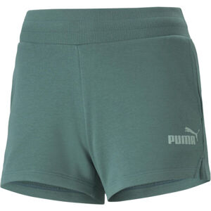 Puma ESS 4 SWEAT SHORTS Dámské šortky, zelená, velikost L