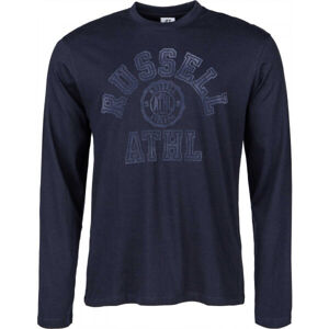 Russell Athletic L/S CREWNECK TEE SHIRT Pánské tričko, tmavě modrá, velikost S