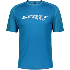 Scott TRAIL TUNED Trailové cyklistické triko, modrá, velikost XL