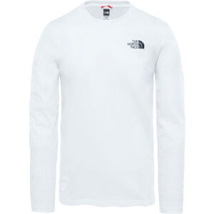 The North Face L/S EASY TEE Pánské tričko, Bílá, velikost L