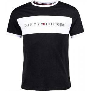 Tommy Hilfiger CN SS TEE LOGO FLAG  L - Pánské tričko