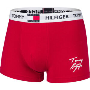 Tommy Hilfiger TRUNK PRINT Pánské boxerky, tmavě modrá, velikost M